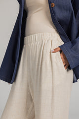 Linen pants – Beige