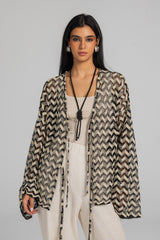 Crochet - Black & Beige