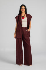 Urban Ease Vest - Maroon