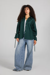 Easy Lines Linen Shirt in - Green