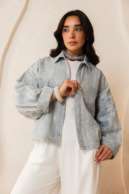 Sparkle Denim Jacket