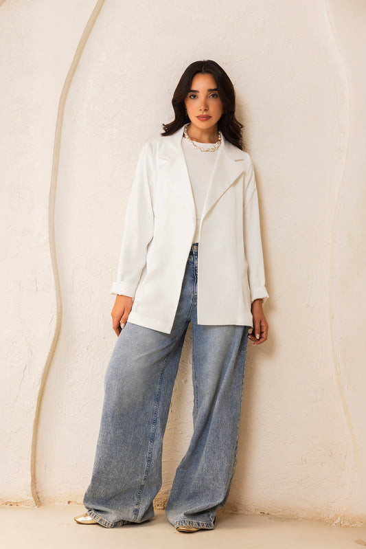 The Signature Blazer - White