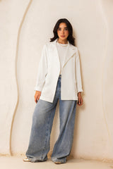 The Signature Blazer - White