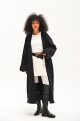 Soft Touch Coat - Black