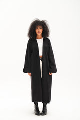 Soft Touch Coat - Black