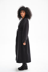 Soft Touch Coat - Black