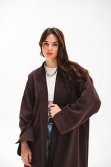 Soft Touch Coat - Brown