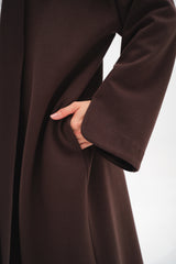 Soft Touch Coat - Brown