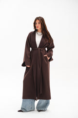 Soft Touch Coat - Brown