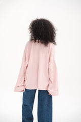 The Rowan Pullover - Pink