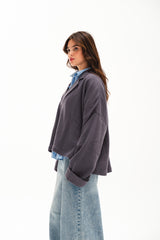 The Rowan Pullover - Gray