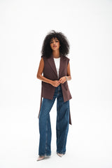Moka Long Vest