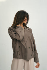 Olive Linen Jacket