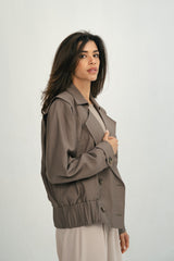 Olive Linen Jacket