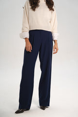 Navy Blue Straight Pants