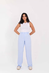 Baby Blue Straight Pants