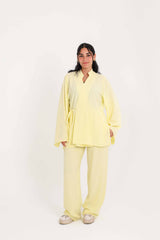 Linen Blouse – Yellow