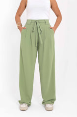 Mint Green Wide Leg Pants