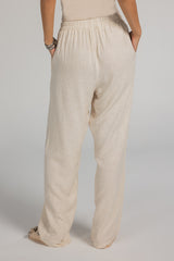 Linen pants – Beige