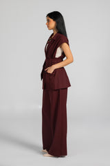 Urban Ease Vest - Maroon