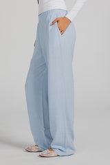 Linen pants – Baby blue