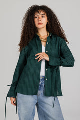 Easy Lines Linen Shirt in - Green