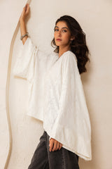 Soft Bloom Blouse - White