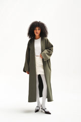 Soft Touch Coat - Olive
