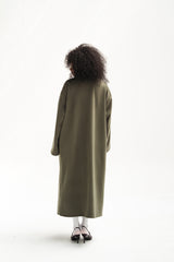 Soft Touch Coat - Olive