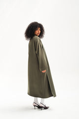 Soft Touch Coat - Olive