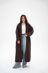 Soft Touch Coat - Brown