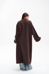 Soft Touch Coat - Brown