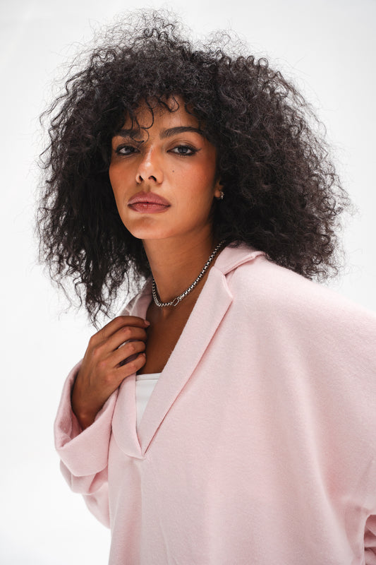 The Rowan Pullover - Pink