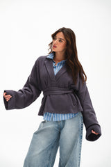 The Rowan Pullover - Gray