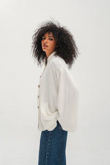The Aria Cardigan - White