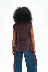 Moka Long Vest