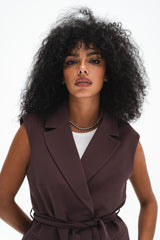 Moka Long Vest