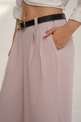 Pink Casual Loose Pants