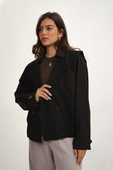 Black Linen Jacket