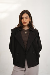 Black Linen Jacket