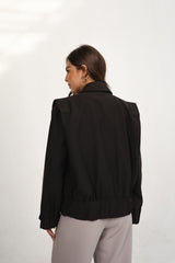 Black Linen Jacket