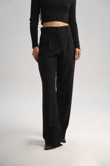 Black Straight Pants