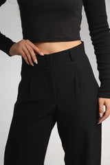 Black Straight Pants