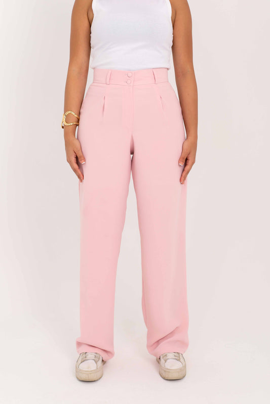 Pink Straight Pants