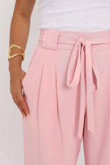 Pink Wide Leg Pants