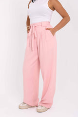 Pink Wide Leg Pants
