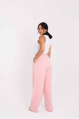 Pink Wide Leg Pants