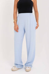 Linen pants – Baby blue