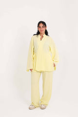 Linen Blouse – Yellow
