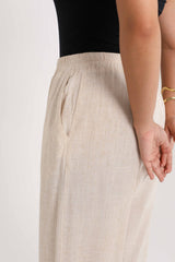 Linen pants – Beige